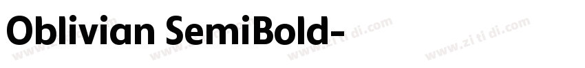 Oblivian SemiBold字体转换 Oblivian SemiBold字体转换